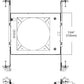 Halo Recessed HL6RSMF 6" Round and Square Mounting Frame
