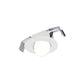 Halo Recessed HLA305FS5 3" Round LED Directional with Remote Driver/ Junction Box, 600 Lumens, 90 CRI, Field Selectable 2700K - 5000K, 120V, LE & TE Phase Cut 5% Dimming, Matte White Flange