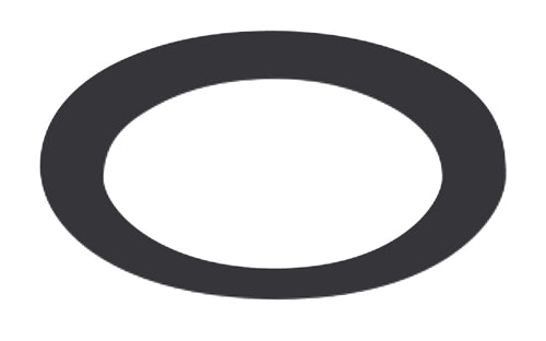 Halo Recessed HLB6RTRMMB 6" Round Decorative Overlay, Matte Black