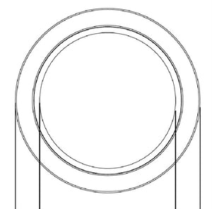 Halo Recessed HLB8ROTMW 8" Oversized Trim