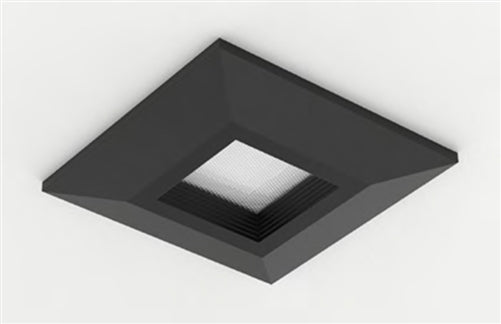 Halo Recessed HLBC4STRMMB 4" Square Designer Trim, Matte Black