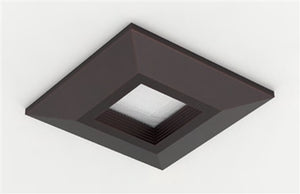 Halo Recessed HLBC4STRMTBZ 4" Square Designer Trim, Tuscan Bronze