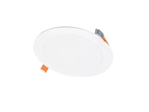 Halo Halo Recessed HLBPH609FS6 6" Round LED Lens Downlight with Remote Driver/ Junction Box, 900 Lumens, 90 CRI, Field Selectable 2700K-6000K, 120V, Matte White Flange Finish
