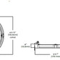 Halo Halo Recessed HLBPH609FS6 6" Round LED Lens Downlight with Remote Driver/ Junction Box, 900 Lumens, 90 CRI, Field Selectable 2700K-6000K, 120V, Matte White Flange Finish