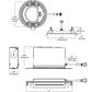 Halo Recessed HLBSL4069FS351EMWR 4" LED Smooth Lens Downlight, 600 Lumens,