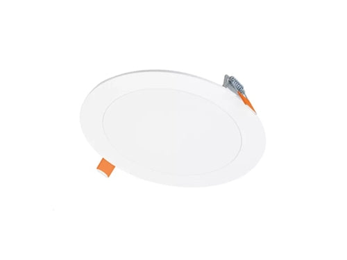 Halo HLBSL609FS5 6" Round Canless LED Downlight, 900 Lumens, 90 CRI, Selectable CCT 2700K, 3000K, 3500K, 4000K, 5000K, 10% Phase Cut LE/TE Dimming, 120V 60Hz, Matte White