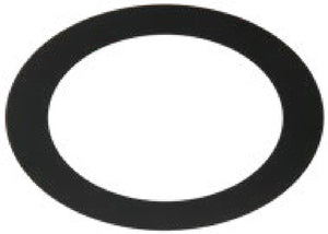 Halo HLBT6DOMB  6" Round Decorative Overlay, Matte Black