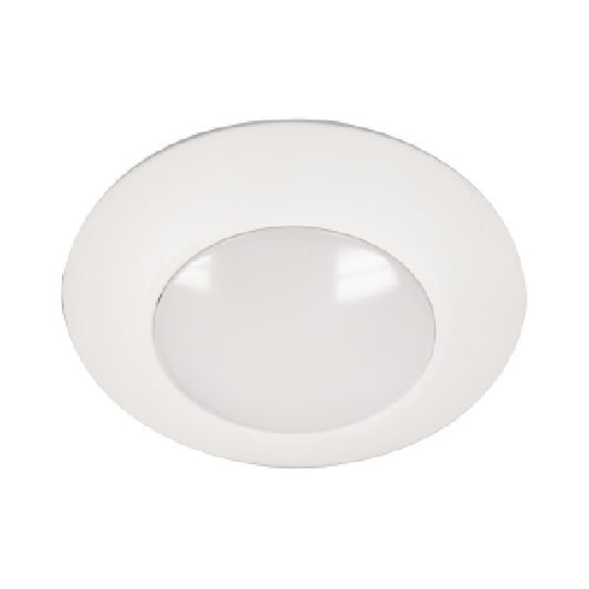 Halo Recessed HLC4079401EWH-6BP 4" Dimmable LED Surface Light, 750 Lumens, 90 CRI, 4000K, 120V, Matte White, 6 Bulk Pack