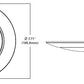 Halo Recessed HLC6099501EWH-6BP 6" Dimmable LED Surface Light, 750 Lumens, 90 CRI, 5000K, 120V, Matte White, 6 Bulk Pack