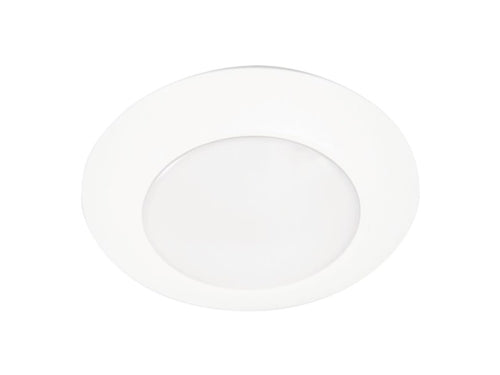 Halo Recessed HLCE407930-18P-CA 4" LED Surface Disk Light, 800 Lumens, 3000K, 90 CRI, 120V, 60Hz, LE & TE Phase Cut 10% Dimming, 18 Bulk Pack