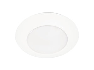 Halo Recessed HLCE407940-12P-CA 4" LED Surface Disk Light, 800 Lumens, 4000K, 90 CRI, 120V, 60Hz, LE & TE Phase Cut 10% Dimming, 12 Bulk Pack