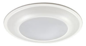 Halo Recessed HLS4079FS1E-12BP 4" LED Disk Light, 900 lumens, 90 CRI, 5CCT (2700K, 3000K, 3500K, 4000K, 5000K), Phase Cut Dimming 10%, Matte White, 12-Pack
