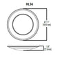 Halo Recessed HLS6099301EWH-6BP 6" Dimmable LED Surface Light, 925 Lumens, 90 CRI, 3000K, 120V, Matte White, 6 Bulk Pack