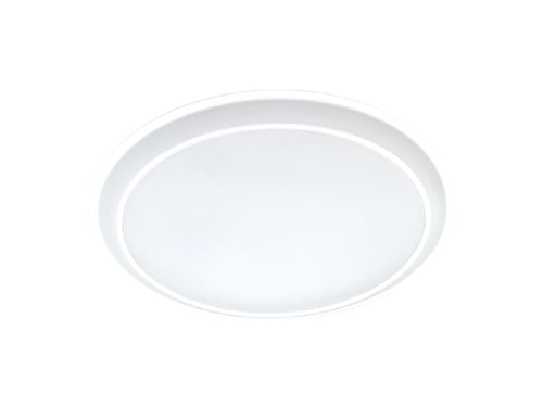 Halo Recessed HLS9129501EWH 9" Dimmable LED Surface Light, 1200 Lumens, 90 CRI, 5000K, LE and TE Phase Cut 10% Dimming, Matte White Flange