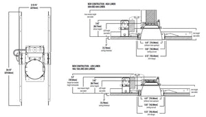 Halo Recessed Commercial HM412830 4" LED Module, 1000 - 2000 Lumens, 80 CRI, 3000K Color Temperature
