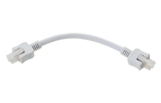 Halo Undercabinet HU102P 6" Daisy Chain Connector, White Finish