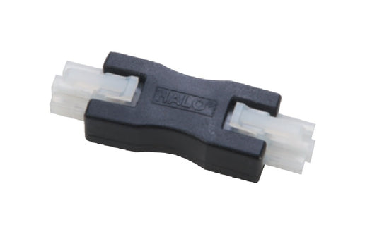 Halo Undercabinet HU107MB 1-1/2" Male-to-Male Connector, Matte Black Finish