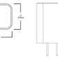 Halo Home HWB1BLE40AWH Portable Wireless Switch, Bluetooth Wireless Mesh Control Protocol