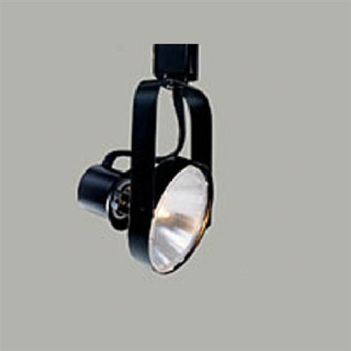 Halo Recessed L1731MB 75W PAR30 Line Voltage Front Loading Gimbal Ring Universal Lampholder, Matte Black