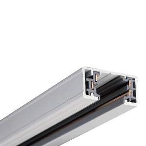 Halo Track Lighting L642P 8 ft Track - Miniature Two-Circuit Trac System, White Color