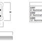 Halo Track Lighting L642P 8 ft Track - Miniature Two-Circuit Trac System, White Color