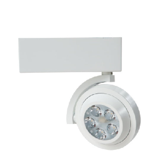 Halo Track Lighting L806SMNF8040AH 15W 806SM LED Fixture, Narrow Flood, 85 CRI, 4000K, 120V, Aluminum Haze