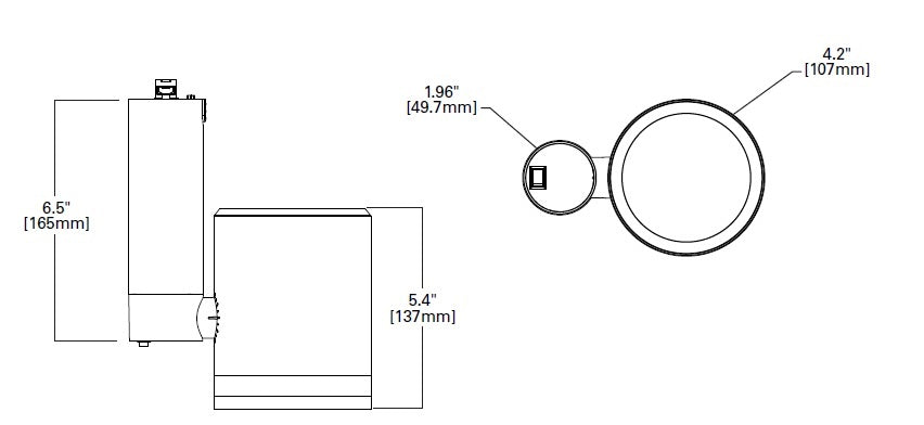 Halo Track Lighting L815MED10FL930SL 12.7W LED Stasis Medium Track Fixture, 1000 Lumens, Flood Optic, 3000K, 90 CRI, Silver