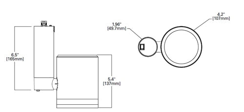 Halo Track Lighting L815MED20NF935MB 24.7W LED Stasis Medium Track Fixture, 2000 Lumens, Narrow Flood Optic, 3500K, 90 CRI, Black