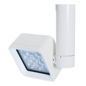 Halo Track Lighting L815SQ40NF927P  52W LED Statis Square Track Fixture, 4000 Lumens, Narrow Flood Optic, 2700K Color Temperature, 90 CRI, White