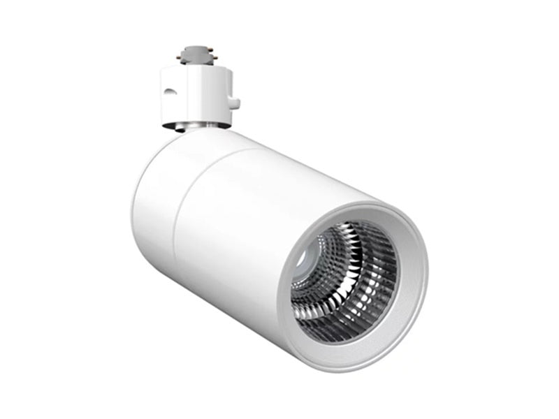 Halo Track Lighting L830S10FL930WHTEWH 9W Sustainable LED Lazer Track Light, 1000 Lumens, Flood Optic, 3000K, 90 CRI, White Finish, White Adapter