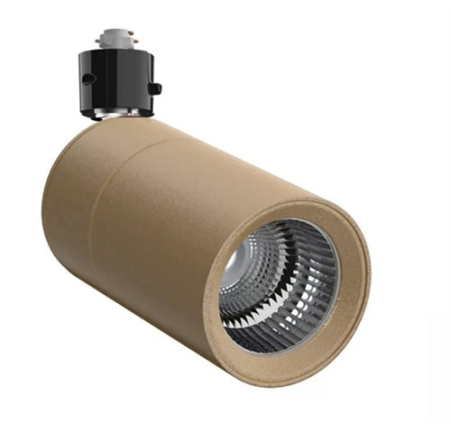 Halo Track Lighting L830S10WF927BRSSBL 9W Sustainable LED Lazer Track Light, 1000 Lumens, Wide Flood Optic, 2700K, 90 CRI, Brass Finish, Black Adapter