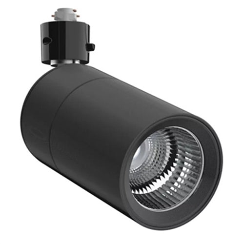 Halo Track Lighting L830S23WF930BLAKBL 23W Sustainable LED Lazer Track Light, 2300 Lumens, Wide Flood Optic, 3000K, 90 CRI, Black Finish, Black Adapter
