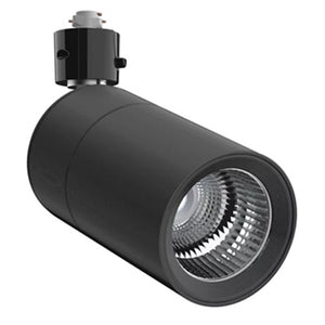 Halo Track Lighting L830S23WF930BLAKBL 23W Sustainable LED Lazer Track Light, 2300 Lumens, Wide Flood Optic, 3000K, 90 CRI, Black Finish, Black Adapter