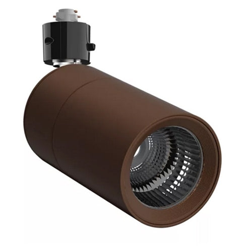 Halo Track Lighting L830S23WF930BRNZBL 23W Sustainable LED Lazer Track Light, 2300 Lumens, Wide Flood Optic, 3000K, 90 CRI, Bronze Finish, Black Adapter