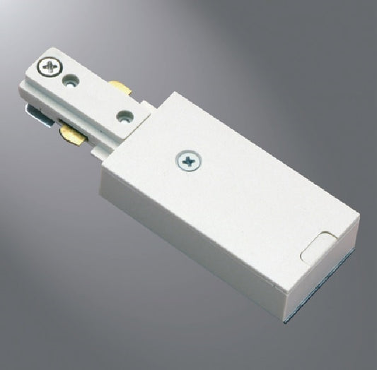Halo Track Lighting L901P Live End Connector, White Color