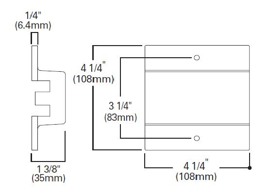 Halo Track Lighting L909P Floating Canopy and Connector, White Color