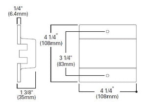 Halo Track Lighting L909P Floating Canopy and Connector, White Color