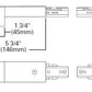Halo Track Lighting L979P Conduit Continuation Kit, White Color