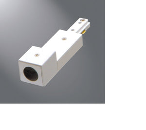 Halo Track Lighting L980P Live End Conduit Adapter, White Color