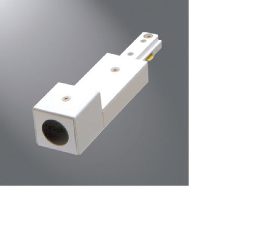 Halo Track Lighting L980P Live End Conduit Adapter, White Color