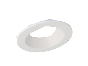 Halo Recessed LCR4TRMAH  4" Haze Trim, White Flange