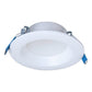 Halo Recessed LT4069FS351EWHDMR 4" LED Canless Direct Mount Module, 600 Lumens, 90 CRI, 3000K, 4000K, 5000K Selectable CCT, 120V, Phase Cut 10% Dimming, Matte White Flange