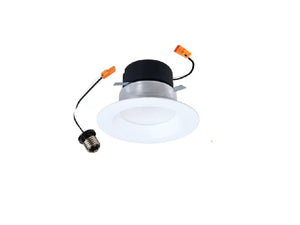 Halo Recessed LT56079FS1EWH 5/6 Inch LED Retrofit Module with Baffle, 750 Lumens, 90 CRI, 2700K, 3000K, 3500K, 4000K, 5000K Selectable CCT, Phase Cut 10% Dimming, Matte White