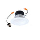 Halo Recessed LT56079FS1EWH 5/6 Inch LED Retrofit Module with Baffle, 750 Lumens, 90 CRI, 2700K, 3000K, 3500K, 4000K, 5000K Selectable CCT, Phase Cut 10% Dimming, Matte White