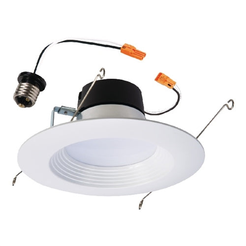 Halo Recessed LT560WH9935R 5" and 6" All-Purpose LED Integrated Retrofit Trim, 90 CRI, 3500K, 900 Lumens, White Finish
