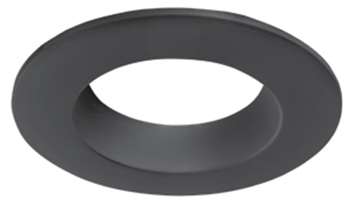 Halo LT6OMB 6" Matte Black Decorative Smooth Splay Overlay