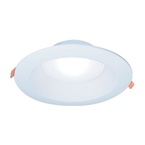 Halo Recessed LTC608FS5B 6" Recessed Canless LED Downlights, 750 Lumens, 90 CRI, 2700K/3000K/3500K/4000K/5000K CCT Selectable,  120V 60Hz, LE & TE Phase Cut 10% Dimming, Matte White