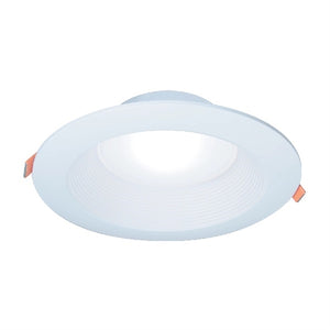 Halo Recessed LTC608FS5B 6" Recessed Canless LED Downlights, 750 Lumens, 90 CRI, 2700K/3000K/3500K/4000K/5000K CCT Selectable,  120V 60Hz, LE & TE Phase Cut 10% Dimming, Matte White
