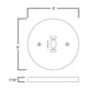 Halo Track Lighting LZR209P Monpoint Feed, White
