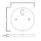 Halo Track Lighting LZR210MB Low Voltage Monopoint Feed, Black